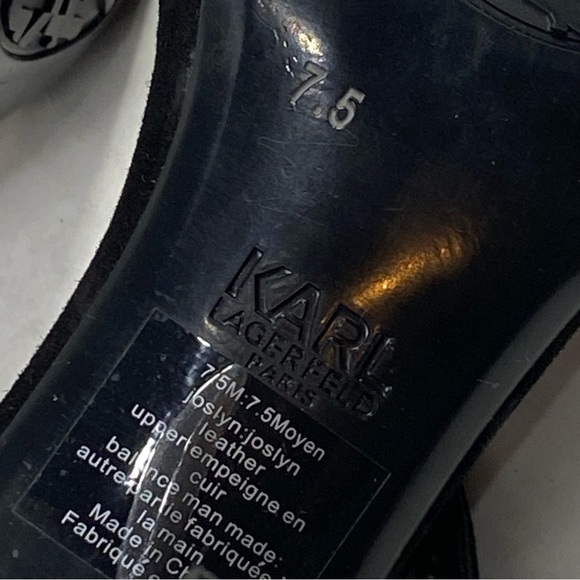 KARL LAGERFIELD Paris Joslyn Heels - Picture 15 of 16